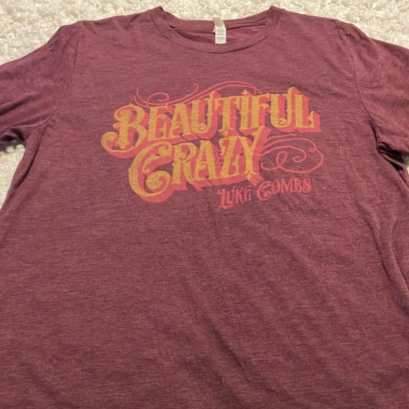 🦞Luke Combs Beautiful Crazy Concert Tee - Picture 1 of 3